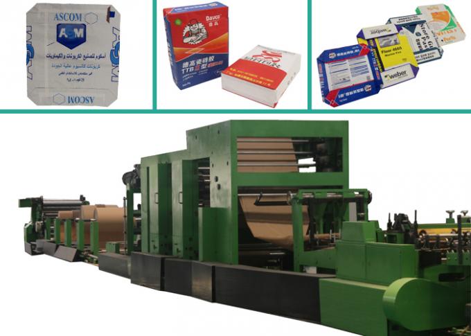 Automatic Multi Layer Glued Valve Sack Manufacturing Machine , Machines for Making Paper Bags