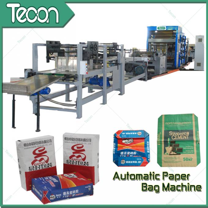 Steel Casting Body Standardized Paper Bag Making Production Line With Bevel Gear transmitt