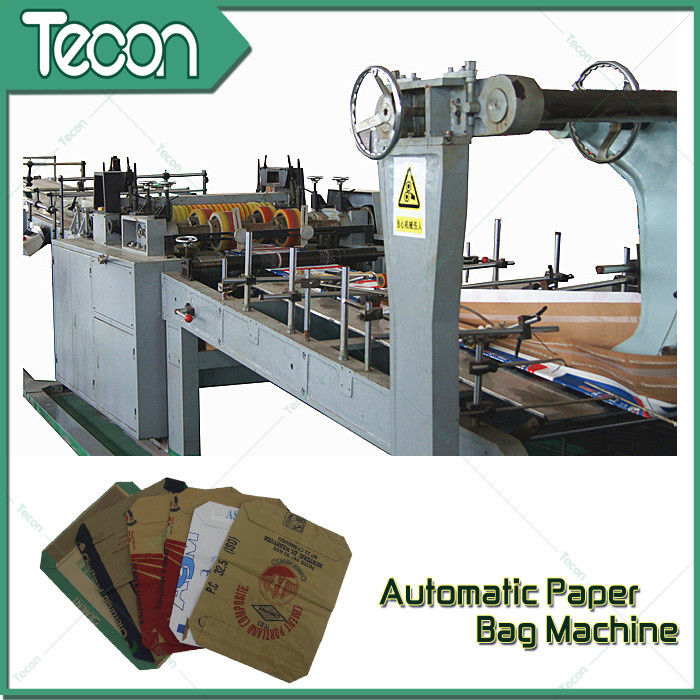 3 Kraft Paper 1 PP Film 20KG Ceramic Adhesive Paper Bag Making Machine Driven By Schneider Electric Motor