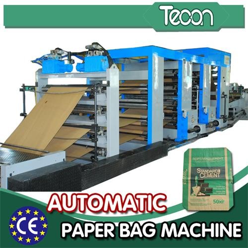 Automatic Cement Paper Bag Making Machine with both-end pasted