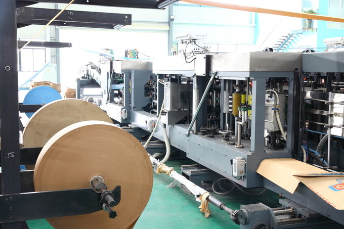 Valve Paper Bag Manufacturing Machinery Full Automatic Motor Driven